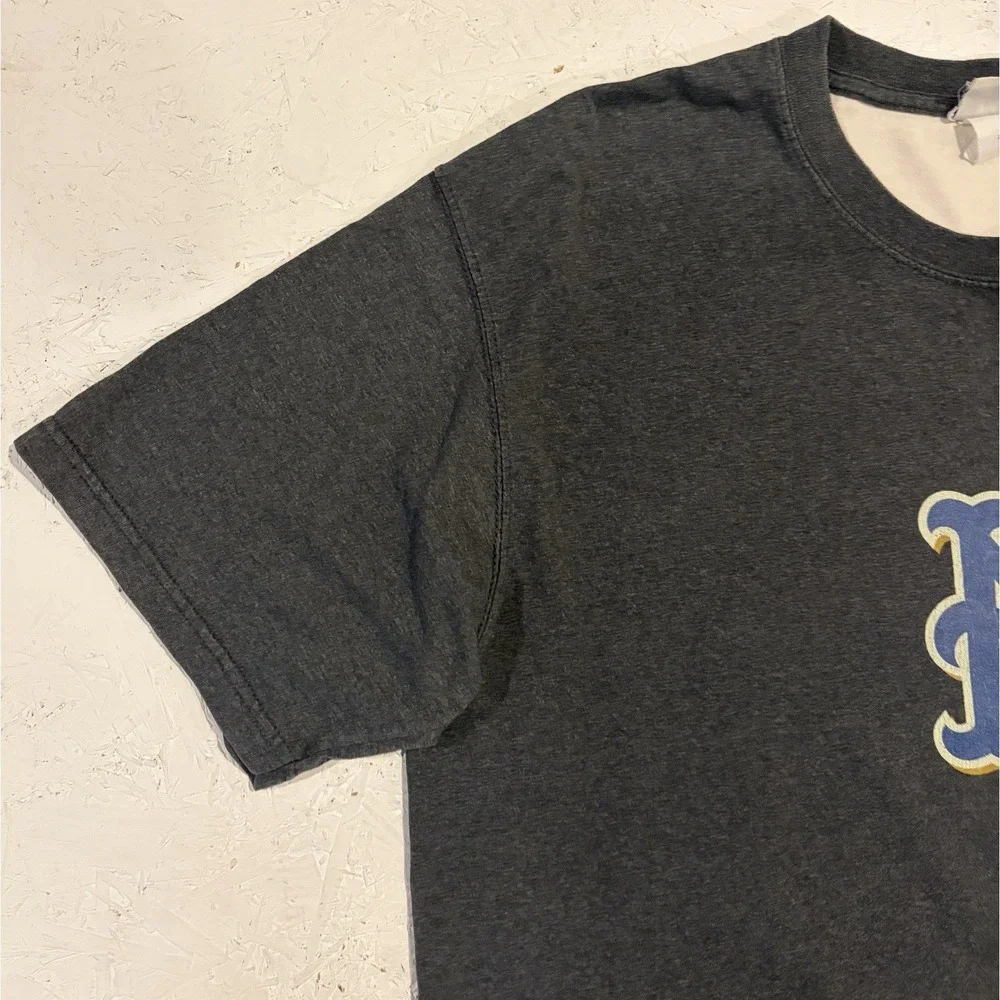 Vintage New York Mets Shirt Mens‎ XL Gray MLB Baseball Lee Sport Graphic Tee